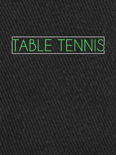 Table tennis