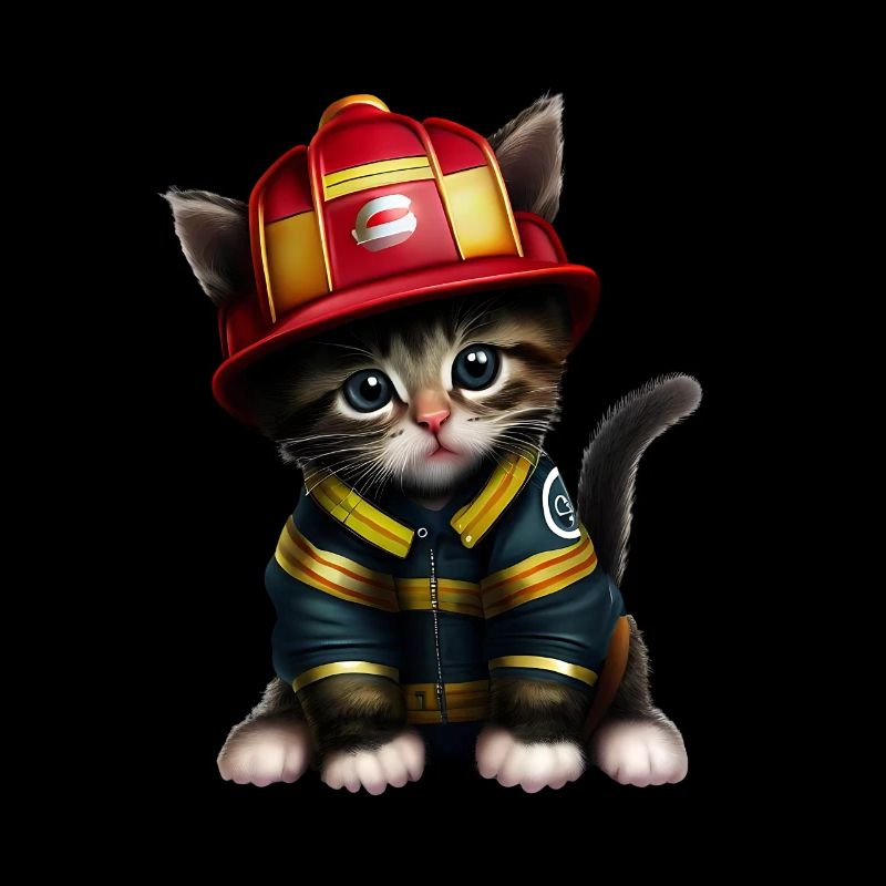 Feuerwehr Katze