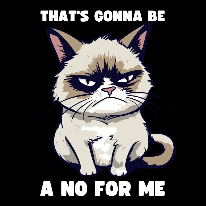Grump Cat: That's Gonna Be A No For Me - Sarkasmus