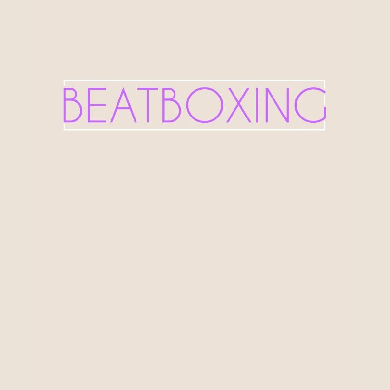 Lettrage de beatboxing
