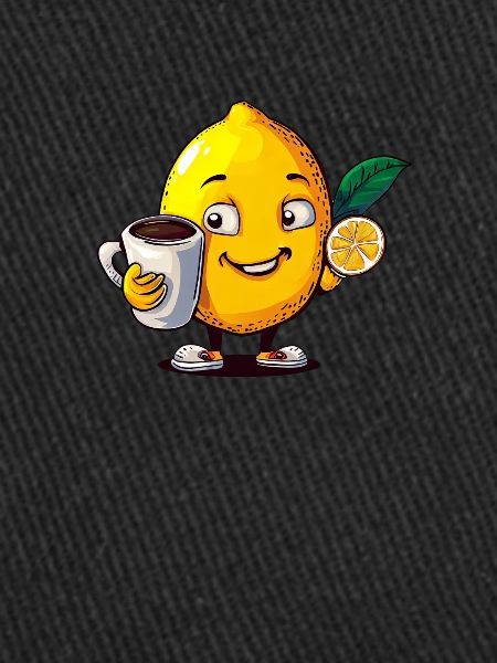 Sweet lemon drinks coffee