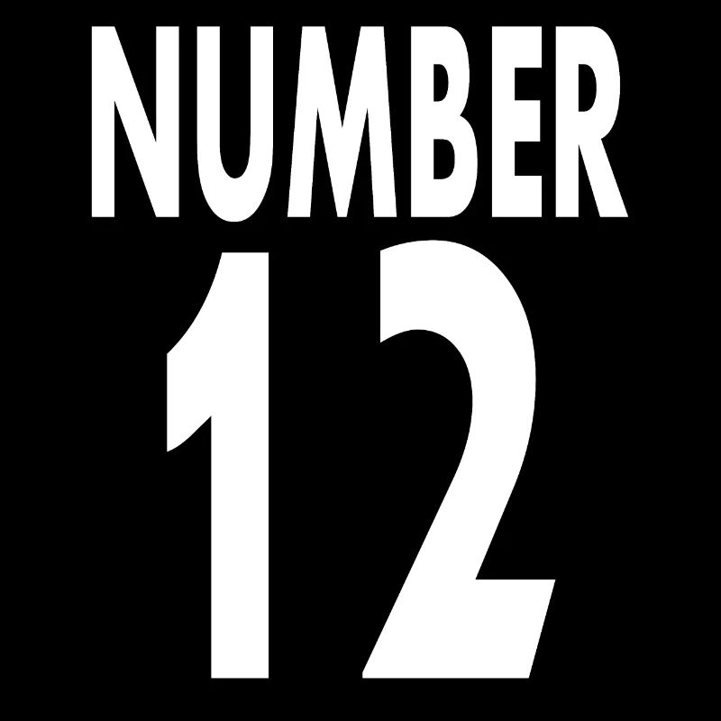 12. Geburtstag Nummer 12 Zahl 12 Geschenkidee