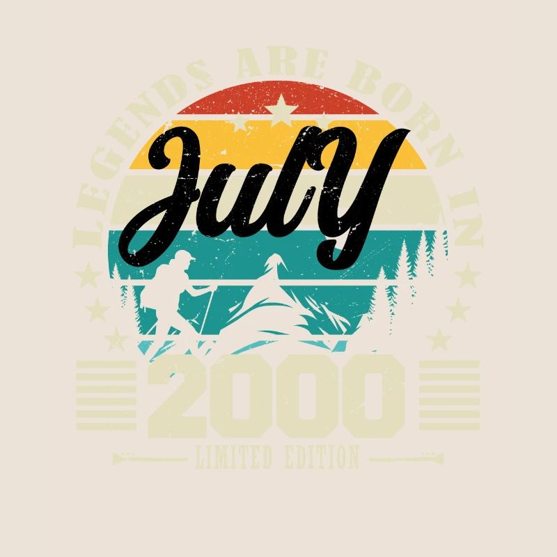 Juli 2000. Geburtstagsgeschenk Juli 2000.