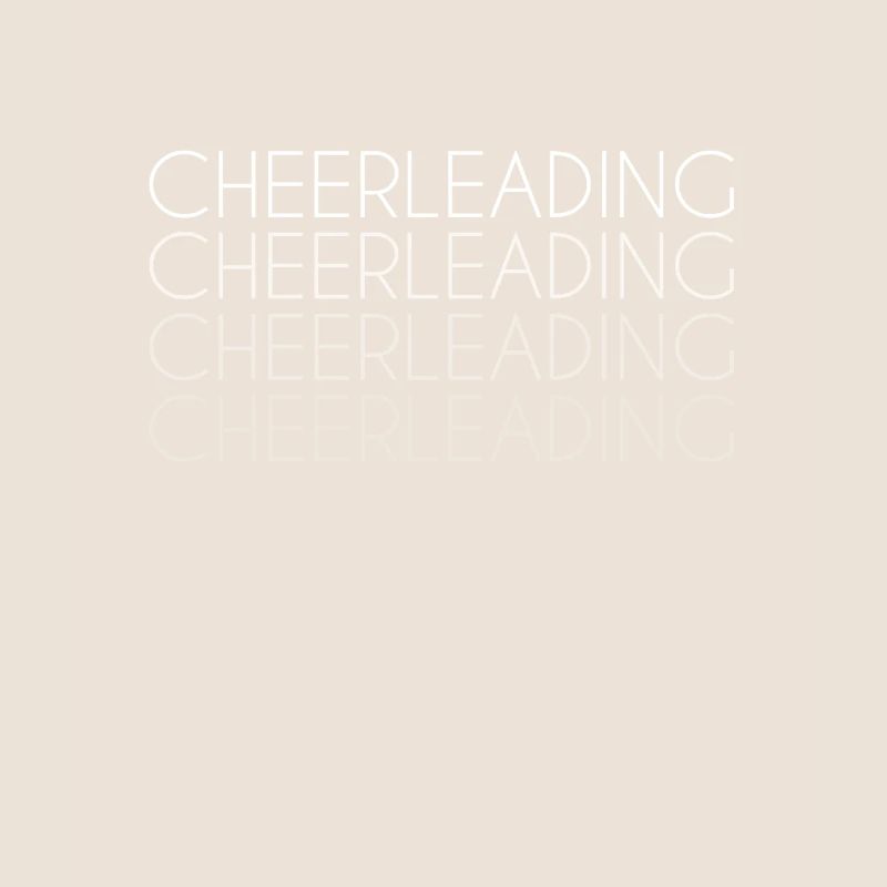 Lettrage de cheerleading