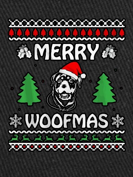 Merry woofmas Rottweiler