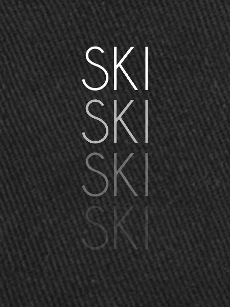 Lettrage de ski
