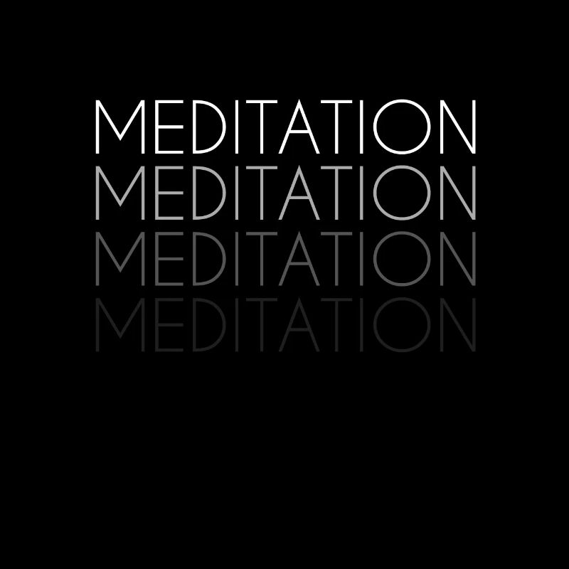 Lettrage de méditation