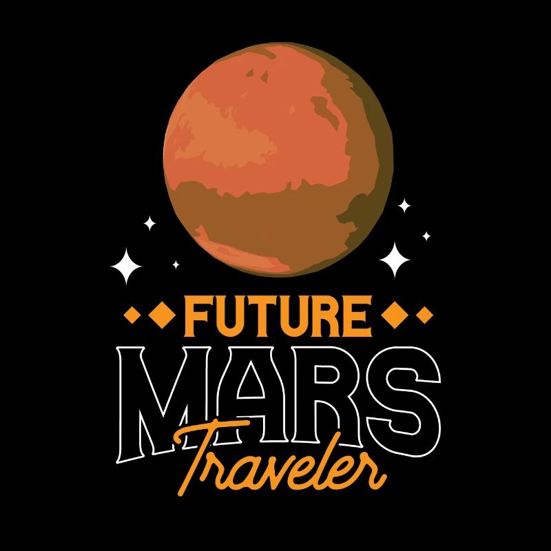 Zukünftiger Mars Reisender Planet Astronaut
