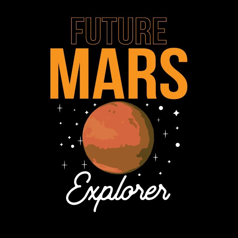 Future Mars Explorer Astronaut Planet