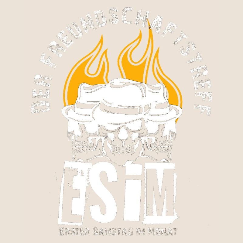 White DFT ESIM Skulls