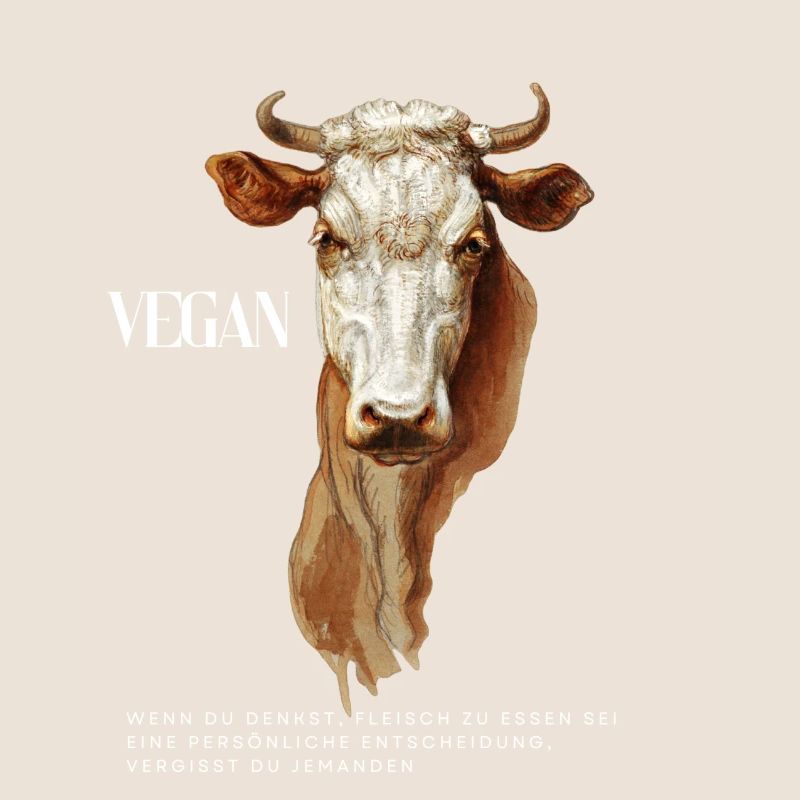 Vache végétalienne