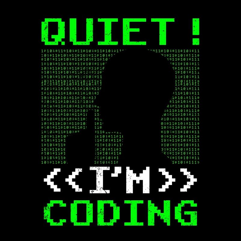 Leise Ich Programmiere Coding Coder Programmieren