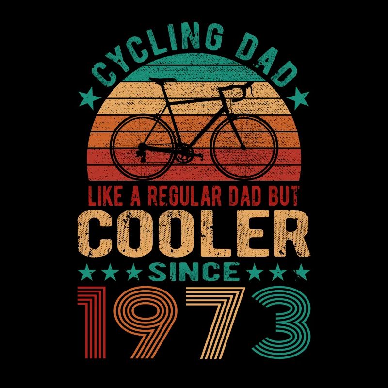 Cycling Dad Like A Regular Dad Cooler depuis 1973