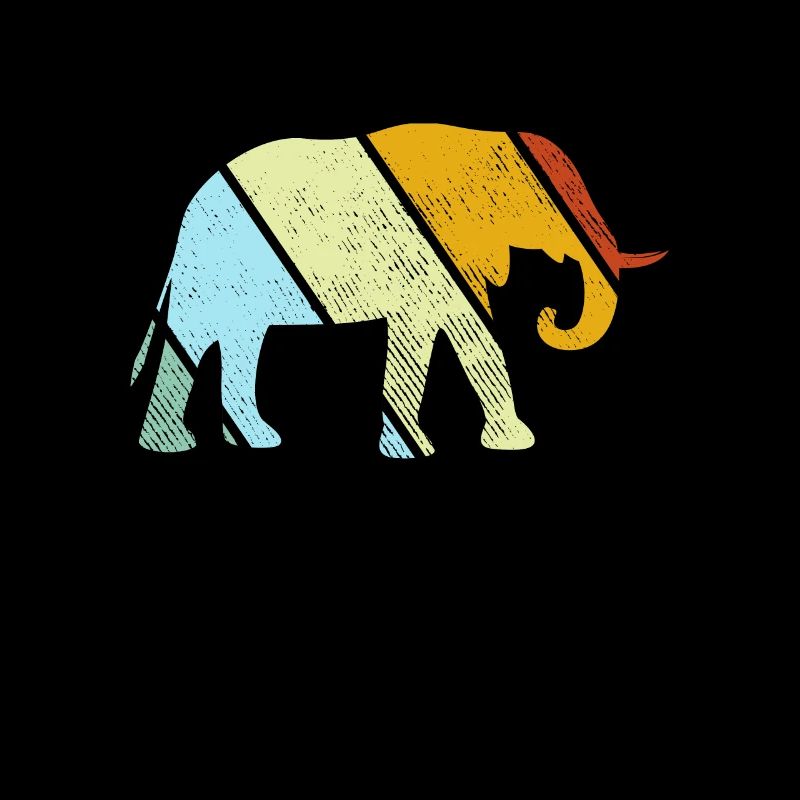 Éléphant Rétro