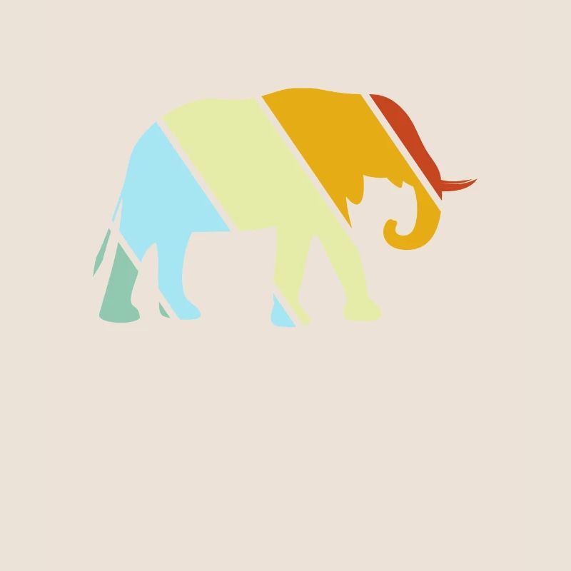 Éléphant Rétro