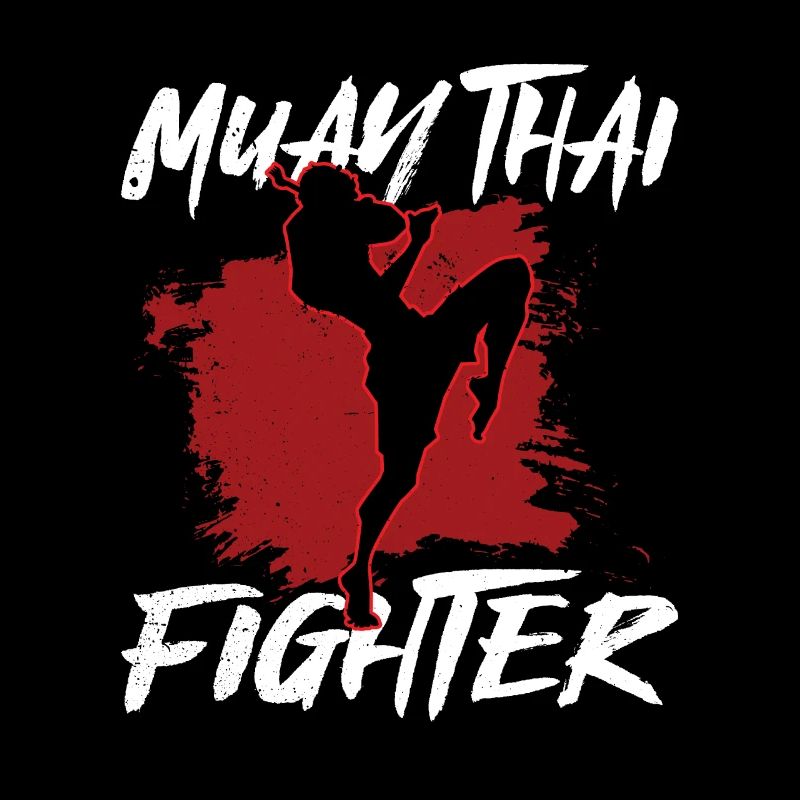 Muay Thai Kämpfer Kampf Kampfkunst Kampfsport