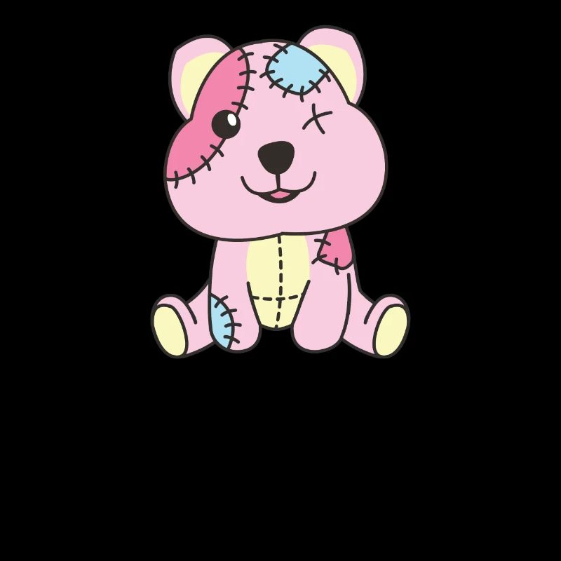 Kawaii Gothic Quokka Pastellfarben Gothic Goth