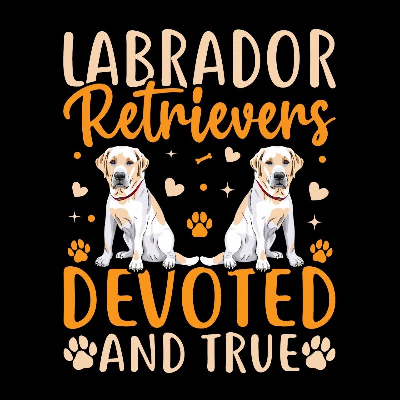 Labrador Retrievers dévoués et vrais