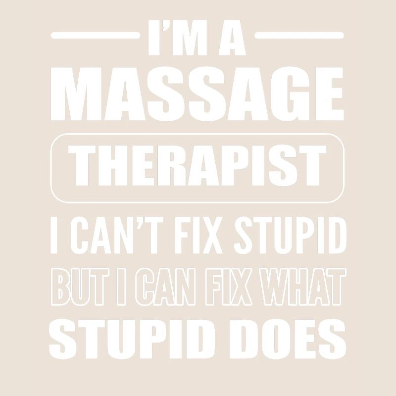 Funny masseur