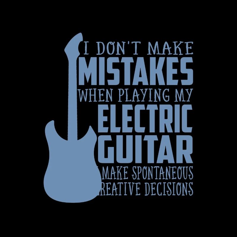 Vater mit E-Gitarre