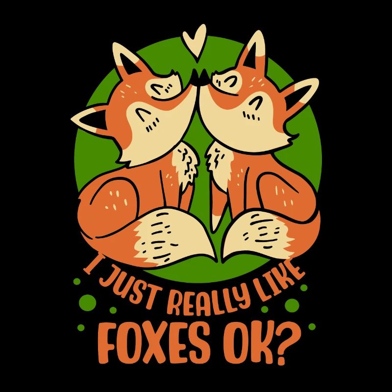 I just like foxes very much animal fox lover