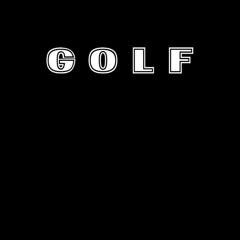 Golf Schriftzug