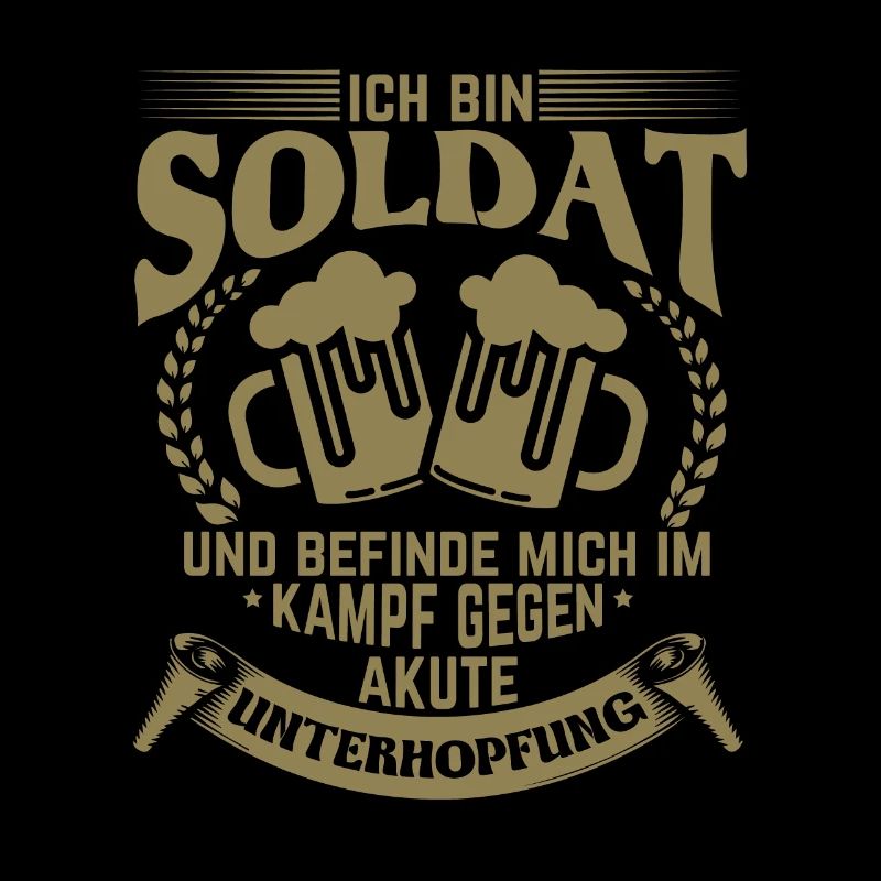 Bier trinker im Kampf gegen akute Unterhopfung