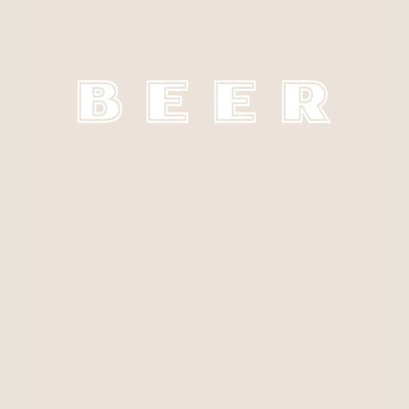 Lettrage de bière