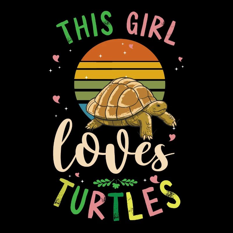 Sea Turtle Tortoise Retro Vintage
