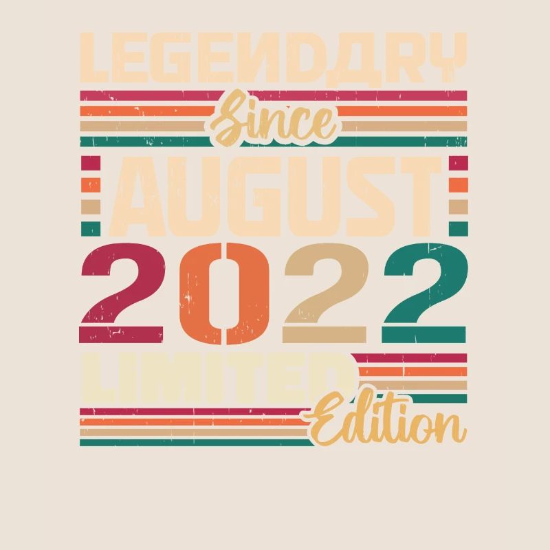 2022 August Geburtstag Legende August 2022