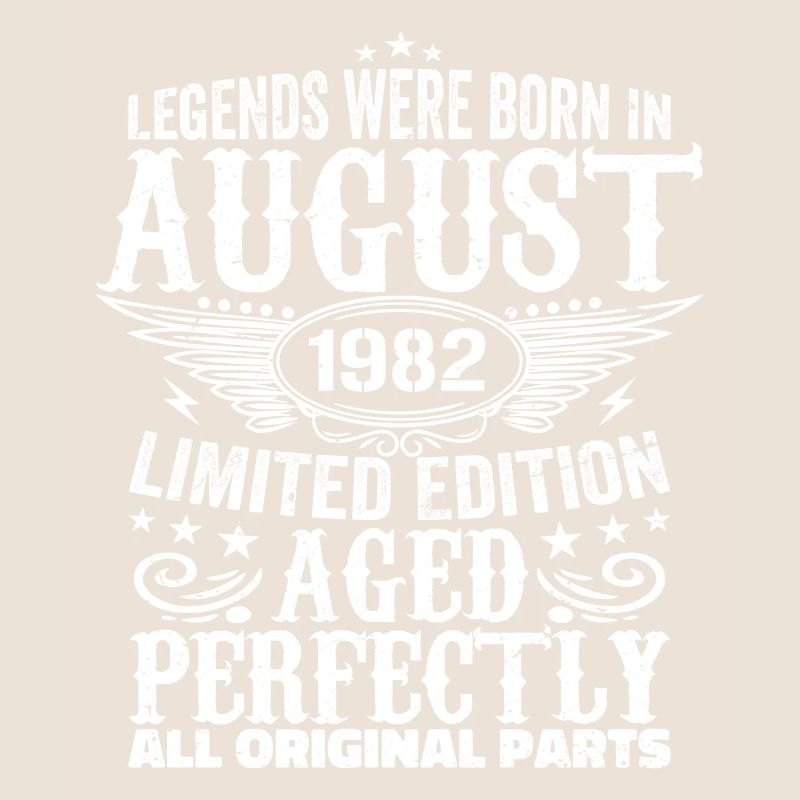 August 1982 Jubiläum 1982 Legenden August