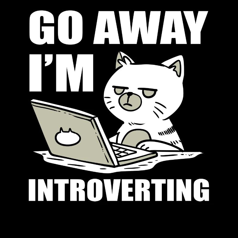 Go Away I'm Introverting Katzenmama
