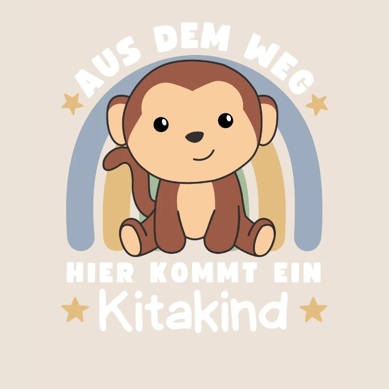 Aus Dem Weg Hier Kommt Ein Kitakind Affe