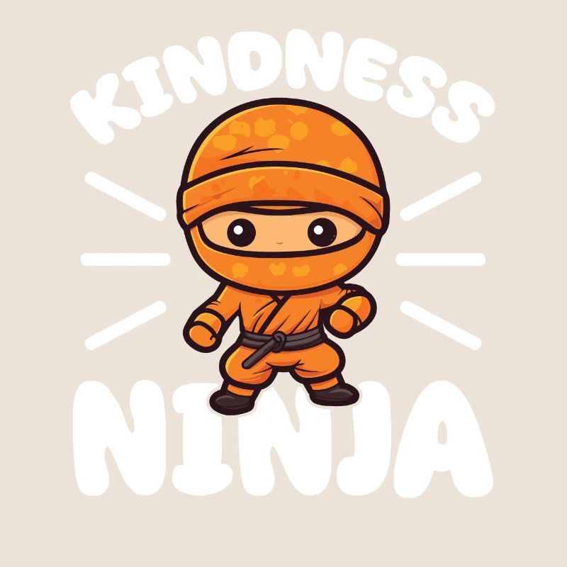 Jour de l’unité Orange Tee Be Kind Kindness Ninja
