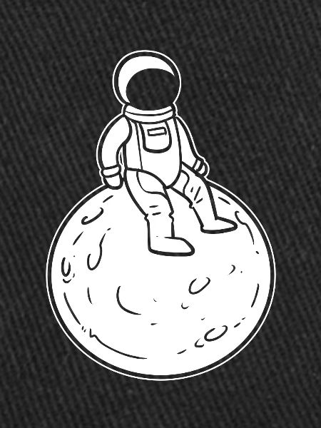 Astronaut sitzt