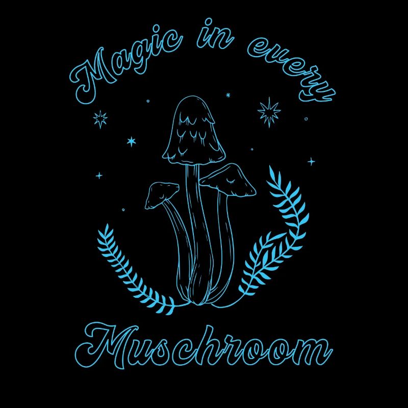 Magic Mushroom Psychedelic Art