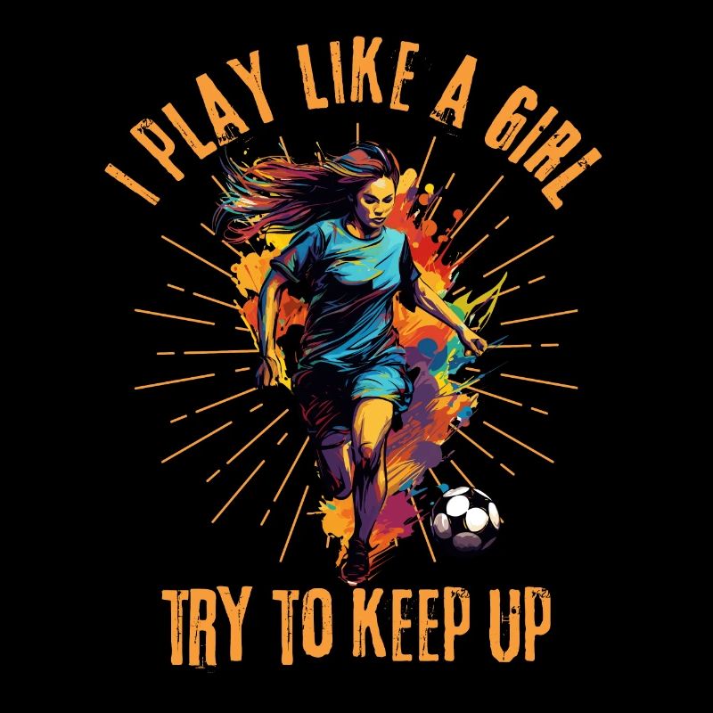 Joueuse de soccer féminin