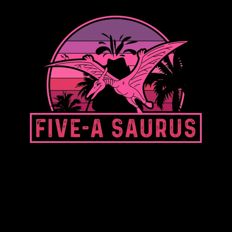 Five-A Saurus Pteranodon 5th Birthday