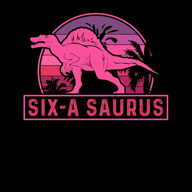 Six-A Saurus Spinosaurus 6e anniversaire