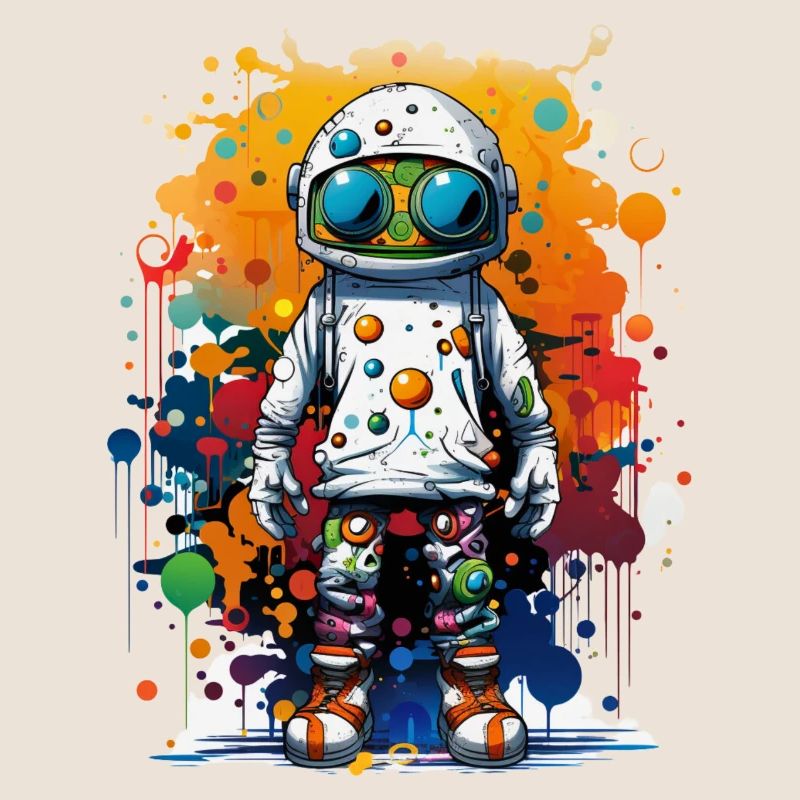 Galactic Artistry: Blast Off with Trendsetting.