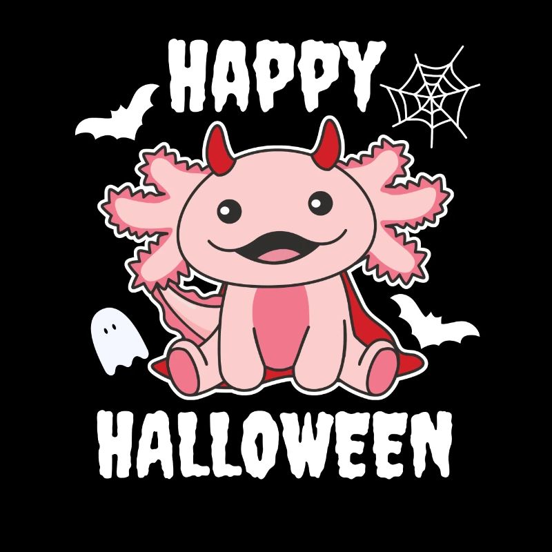 Axolotl Joyeux Halloween Mignon Devil Enfants Costume