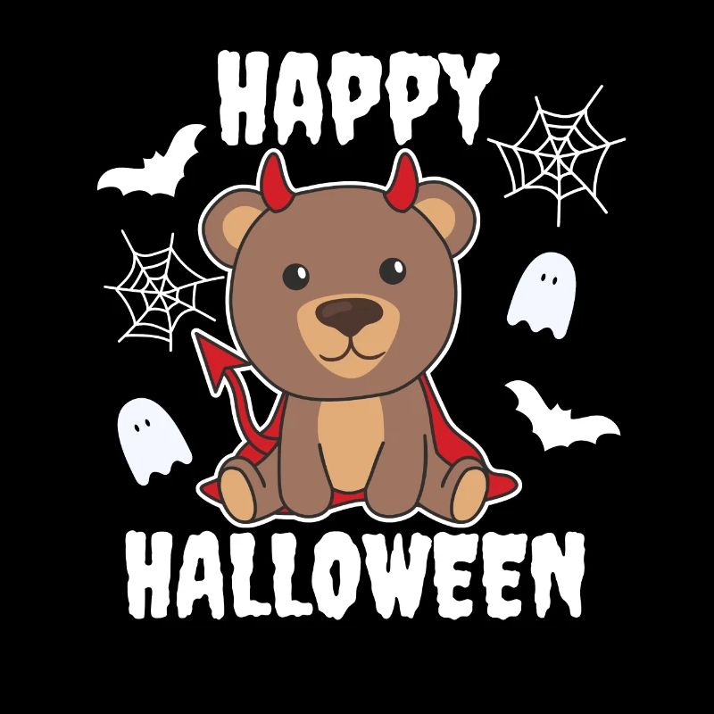 Ours Joyeux Halloween Mignon Devil Enfants Costume