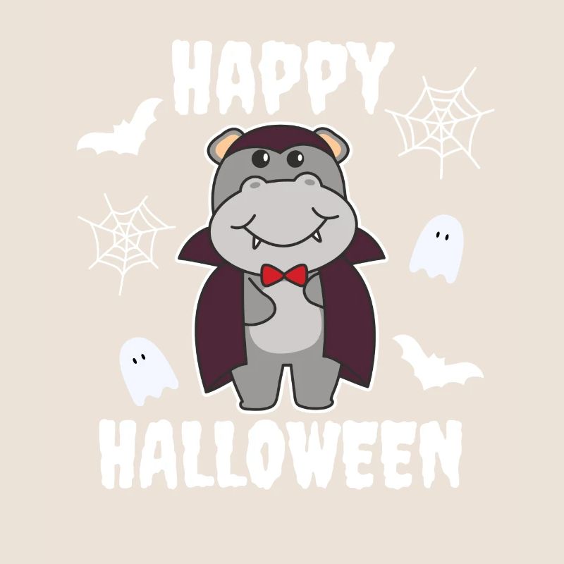 Hippo Joyeux Halloween Mignon Costume de Vampire