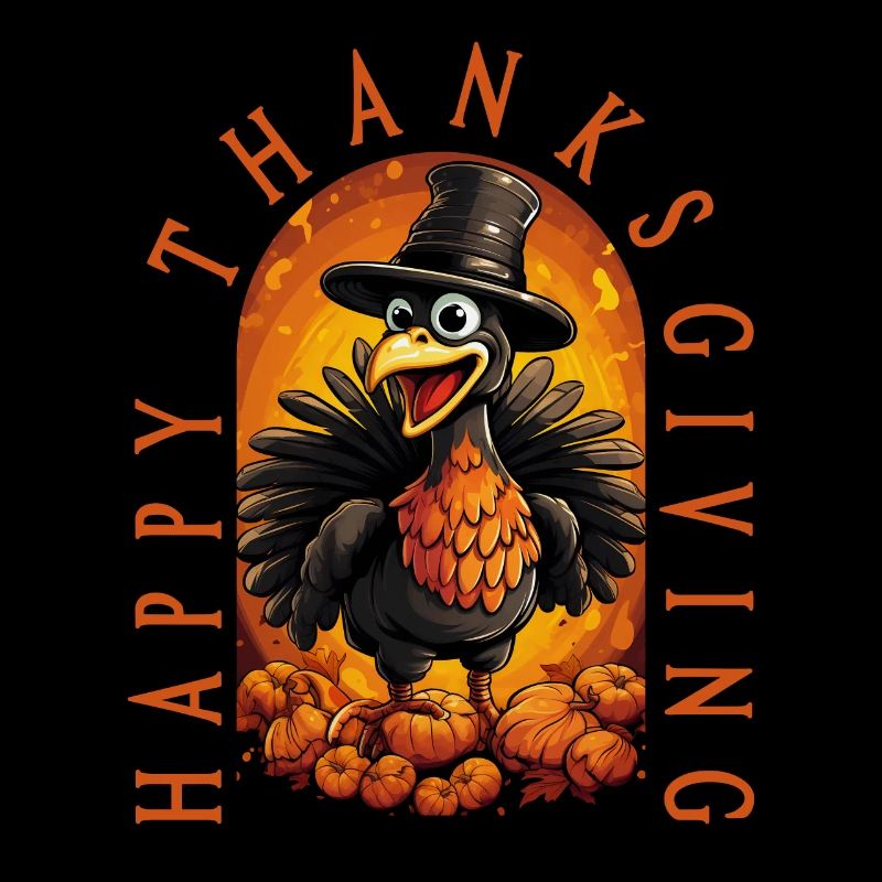 Dinde Joyeux Thanksgiving