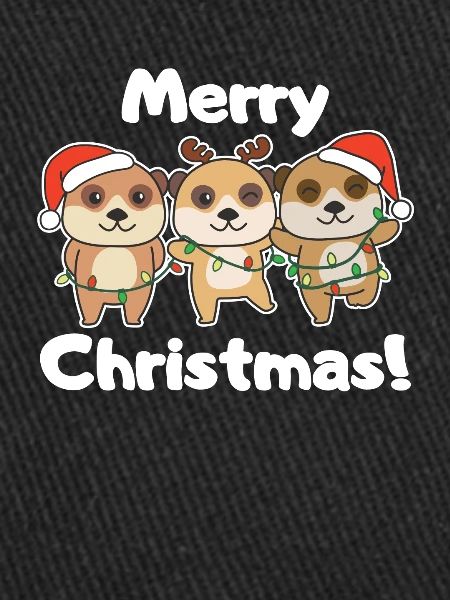 Suricate Noël Animaux d’hiver Suricate