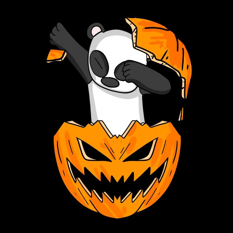Dabbing Panda Halloween dab cadeau