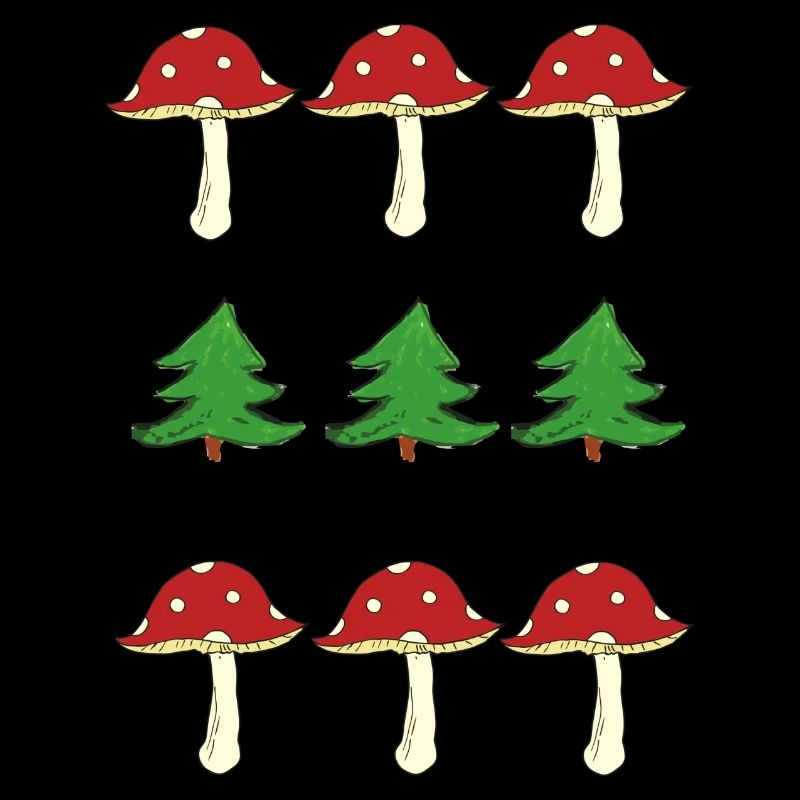Toadstools and forest