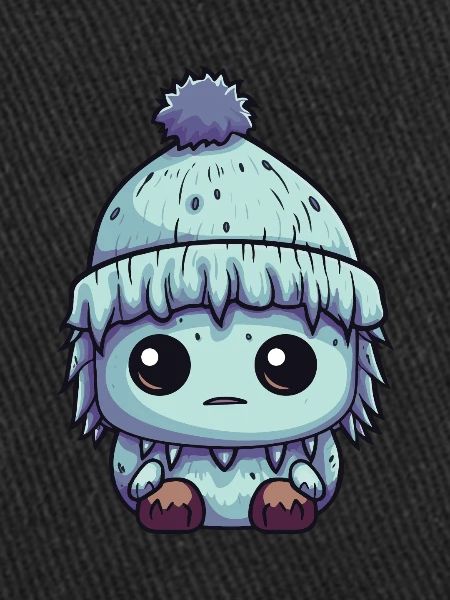 Winter Eskimo Comic Cute