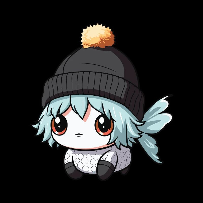 Bande dessinée d’hiver de poisson