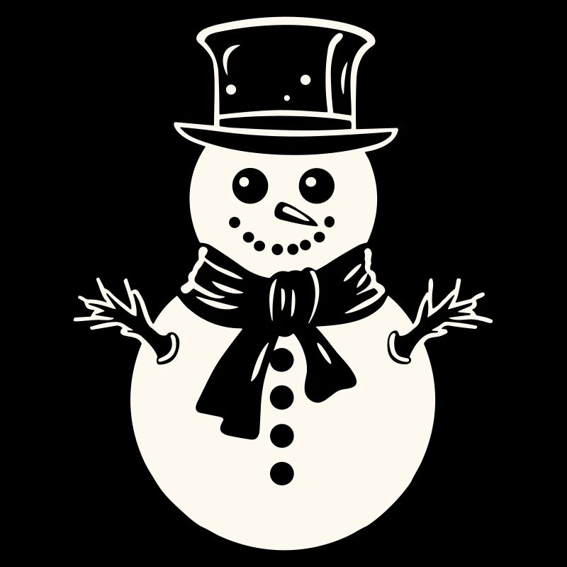 Eisige Schneemann-Grüße